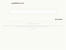 Tablet Screenshot of angelindia.co.in